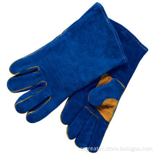 A-grade cow side split leather welding hand glovesNew